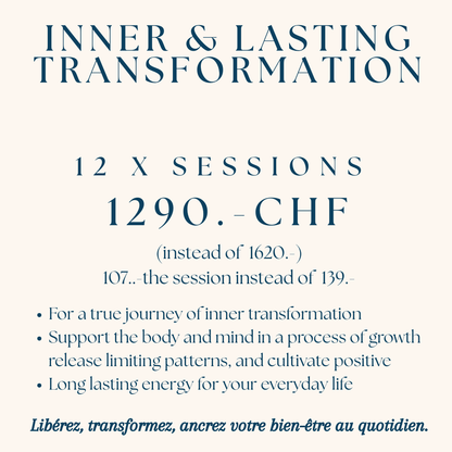 12x Renaissance et transformation intérieure ( 107.50. - chf le soin ) - Alexandrae Healing