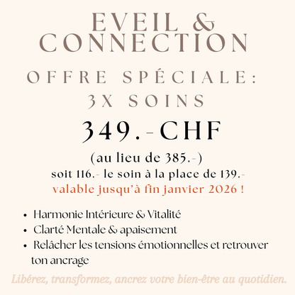3x Eveil & Connection (129. - chf le soin) - Alexandrae Healing