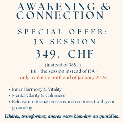 3x Eveil & Connection (129. - chf le soin) - Alexandrae Healing