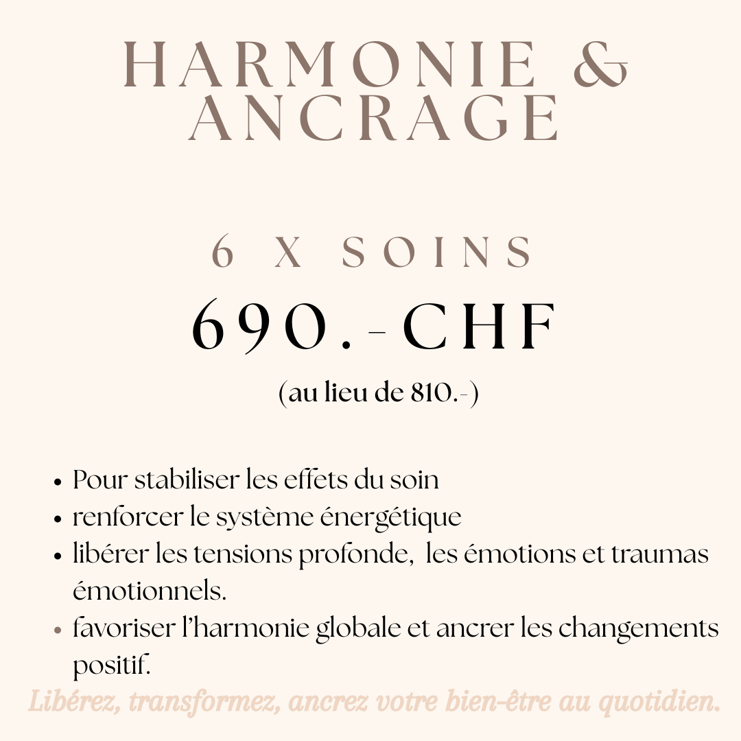 6 x Harmonie & ancrage - Alexandrae Healing